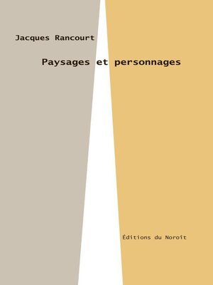 cover image of Paysages et personnages